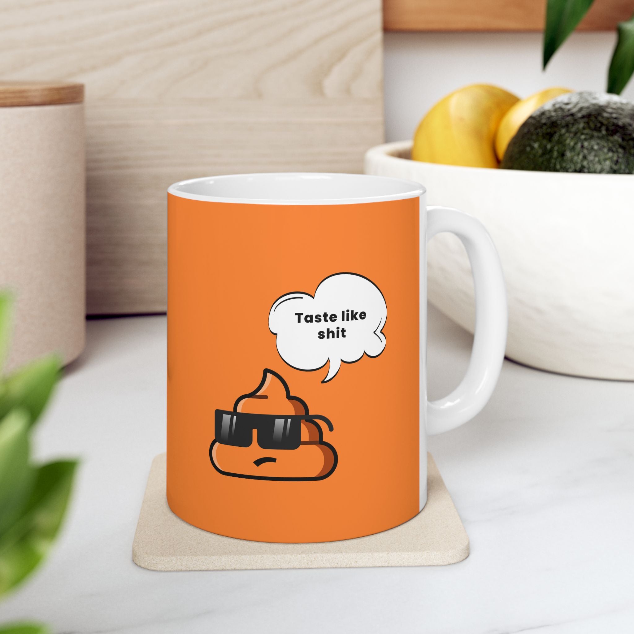 Orange Cat Comic Mug — "I Need Coffee" Funny Ceramic Coffee Cup (11oz, 15oz)