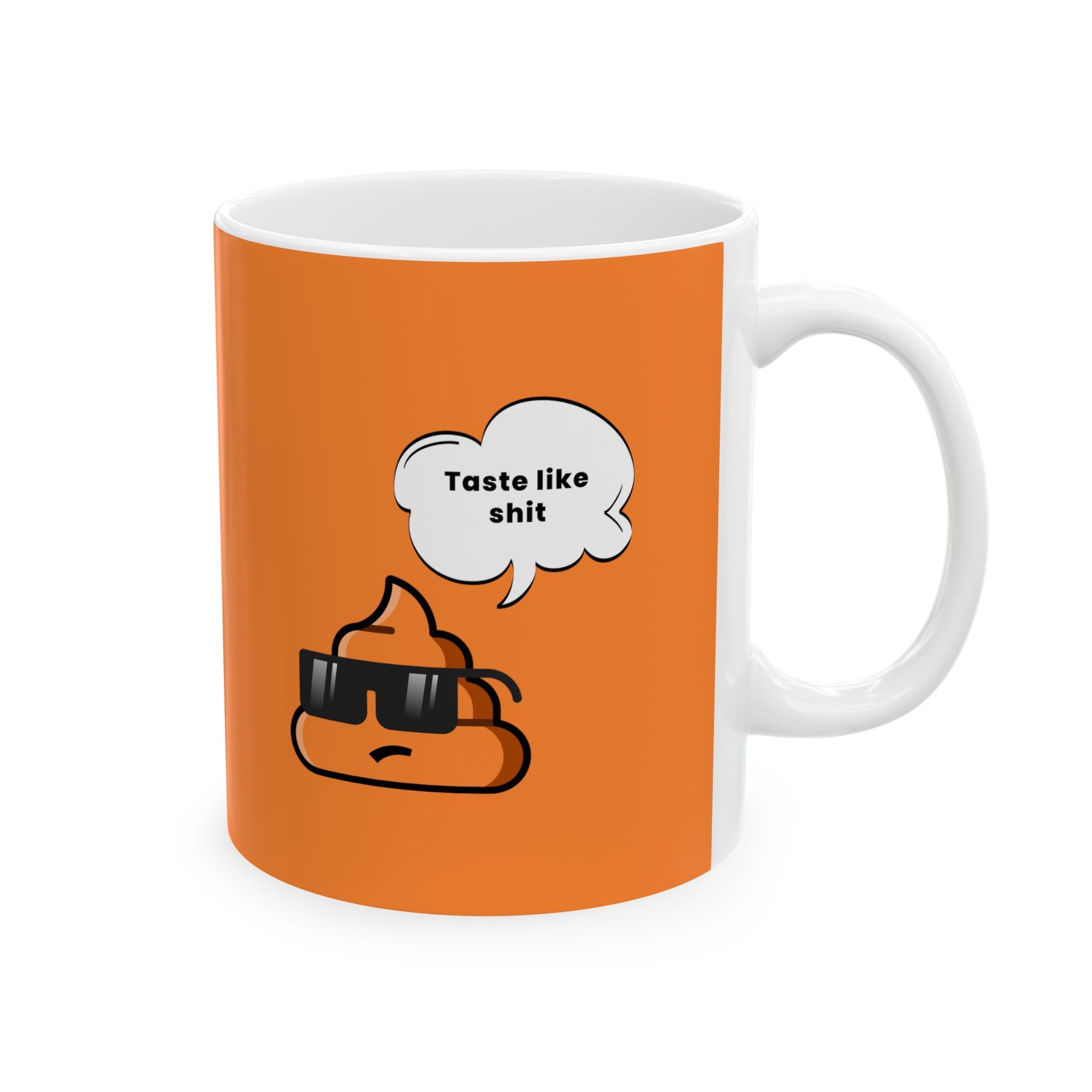 Orange Cat Comic Mug — "I Need Coffee" Funny Ceramic Coffee Cup (11oz, 15oz)